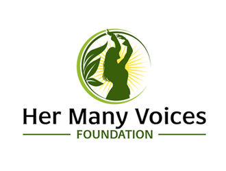 Her Many Voices Foundation logo design by ingepro