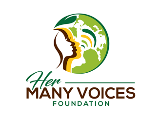 Her Many Voices Foundation logo design by ingepro