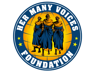 Her Many Voices Foundation logo design by DreamLogoDesign