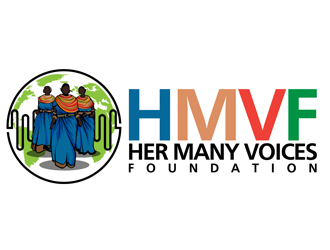 Her Many Voices Foundation logo design by DreamLogoDesign