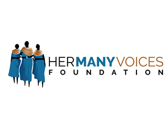 Her Many Voices Foundation logo design by DreamLogoDesign