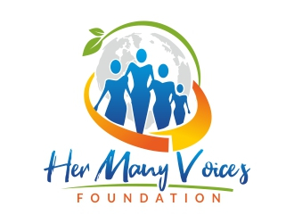 Her Many Voices Foundation logo design by ruki