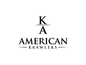 American Krawlers logo design by oke2angconcept