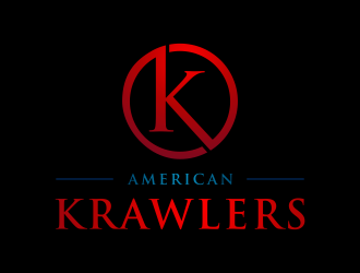 American Krawlers logo design by ozenkgraphic