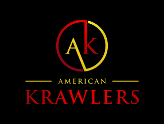 American Krawlers logo design by ozenkgraphic