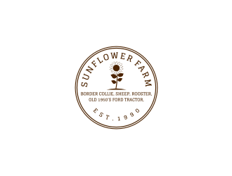 Sunflower Farm  logo design by Sheilla