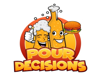 Pour Decisions logo design by rizuki