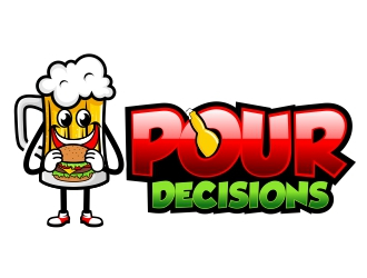 Pour Decisions logo design by MonkDesign