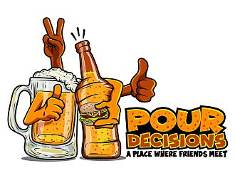 Pour Decisions logo design by scriotx