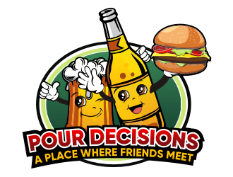 Pour Decisions logo design by coco