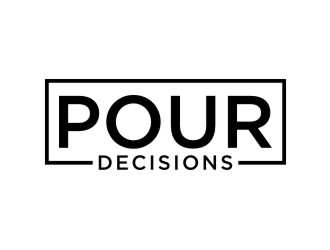 Pour Decisions logo design by sabyan