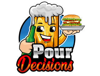 Pour Decisions logo design by DreamLogoDesign