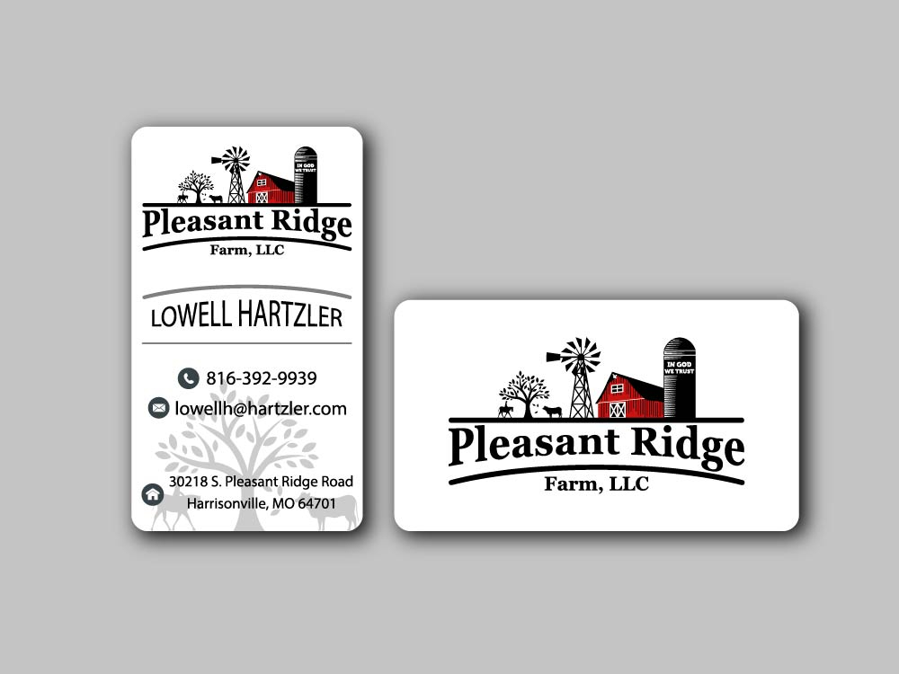 Pleasant Ridge Farm, LLC logo design by bulatITA