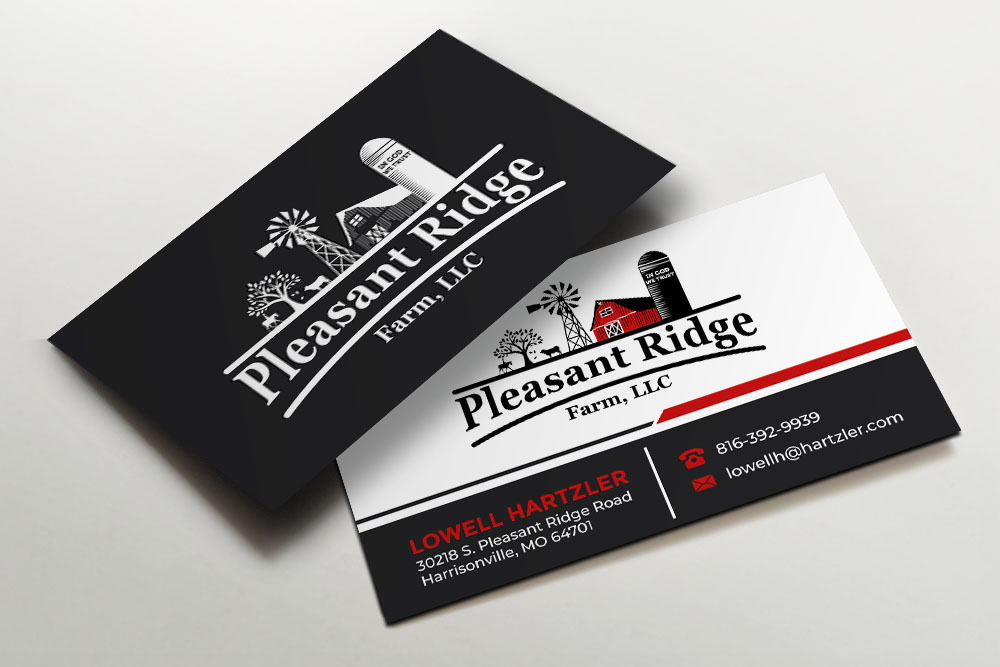 Pleasant Ridge Farm, LLC logo design by zizze23