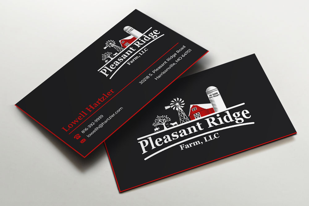 Pleasant Ridge Farm, LLC logo design by zizze23