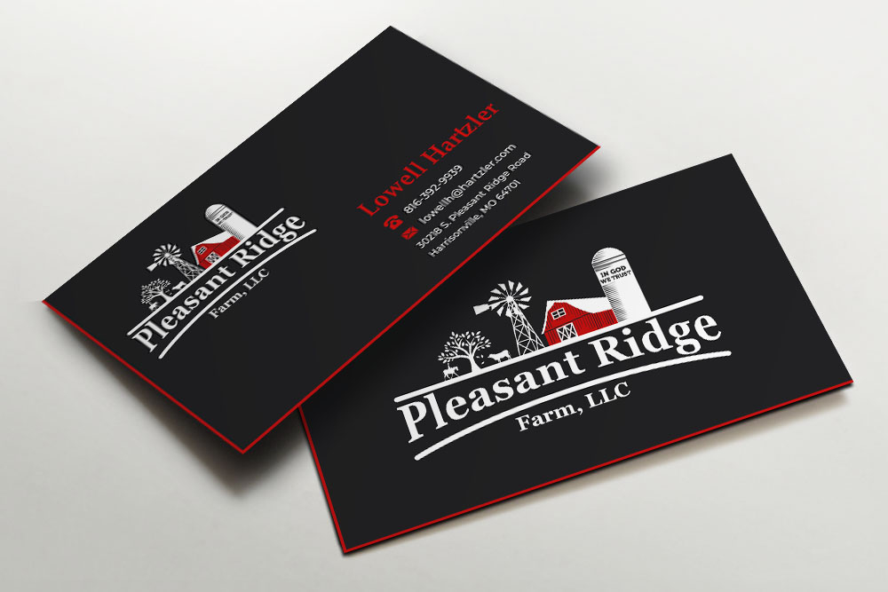 Pleasant Ridge Farm, LLC logo design by zizze23