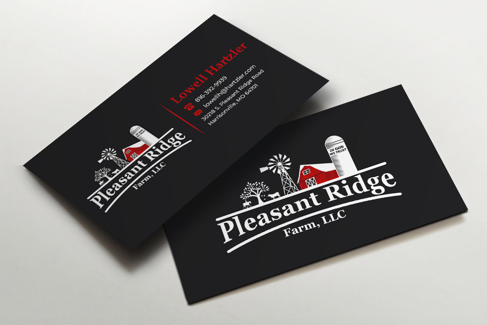 Pleasant Ridge Farm, LLC logo design by zizze23