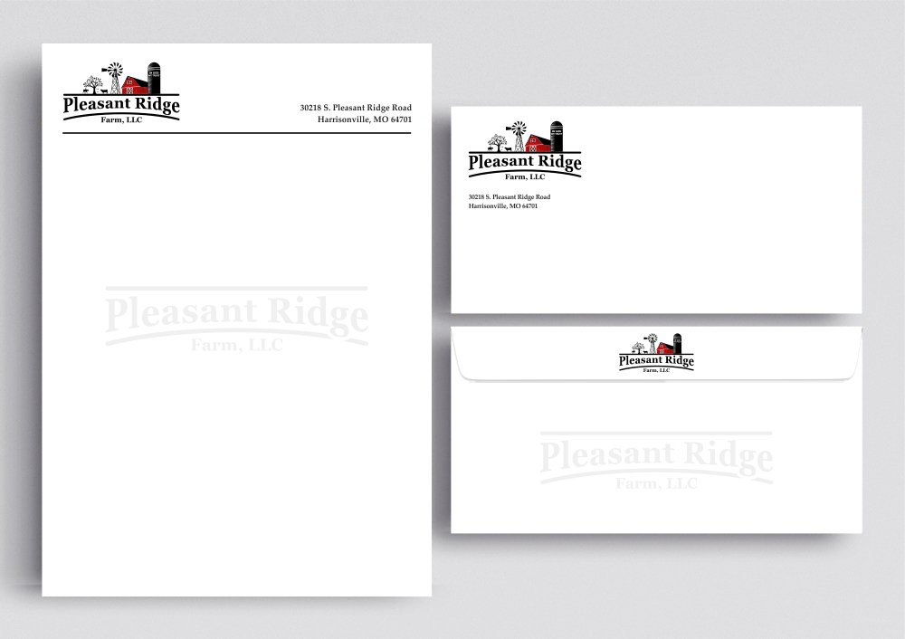 Pleasant Ridge Farm, LLC logo design by zizze23