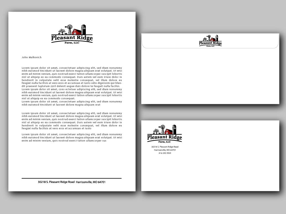 Pleasant Ridge Farm, LLC logo design by bulatITA