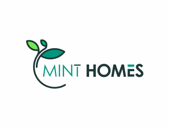 Mint homes logo design by giphone