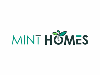 Mint homes logo design by giphone