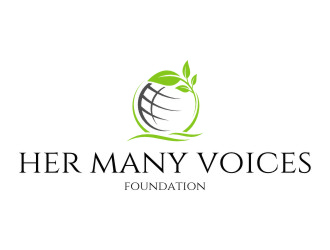 Her Many Voices Foundation logo design by jetzu