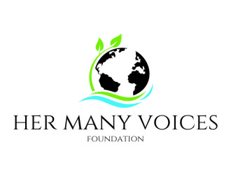 Her Many Voices Foundation logo design by jetzu