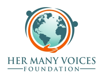 Her Many Voices Foundation logo design by MonkDesign