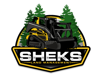 Sheks Land Management logo design by ElonStark