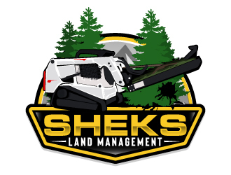 Sheks Land Management logo design by ElonStark