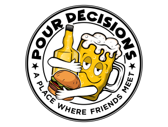 Pour Decisions logo design by qqdesigns