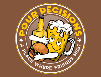 Pour Decisions logo design by qqdesigns