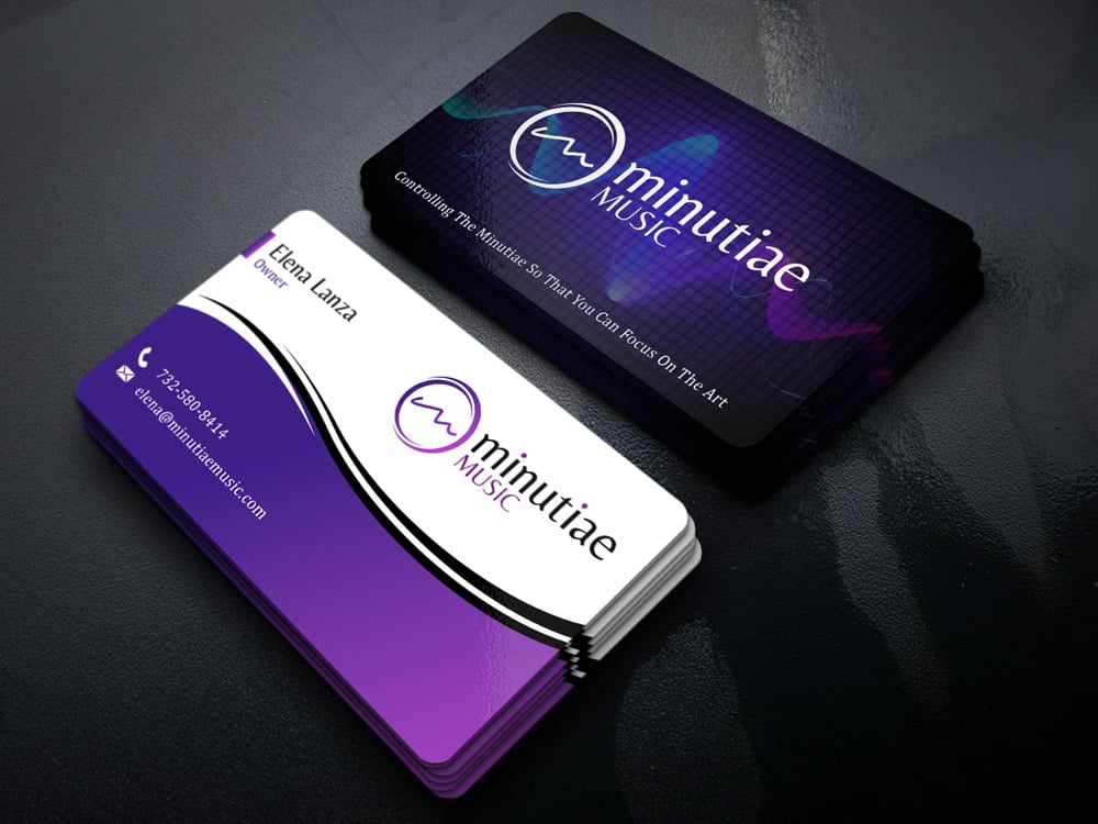 Minutiae Music logo design by Gelotine