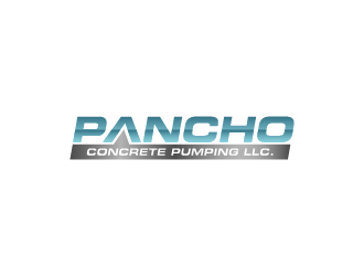 Pancho Concrete Pumping LLC. logo design by wongndeso