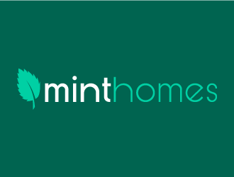 Mint homes logo design by denfransko