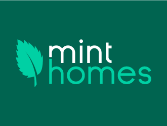 Mint homes logo design by denfransko