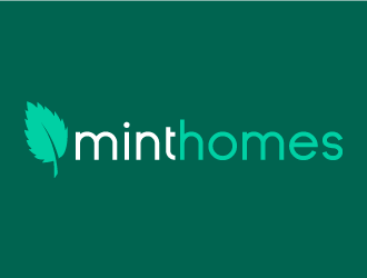 Mint homes logo design by denfransko