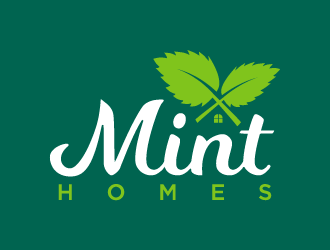 Mint homes logo design by denfransko