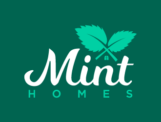 Mint homes logo design by denfransko