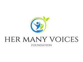 Her Many Voices Foundation logo design by jetzu