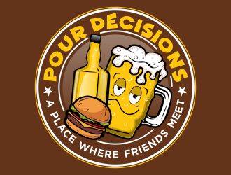 Pour Decisions logo design by qqdesigns