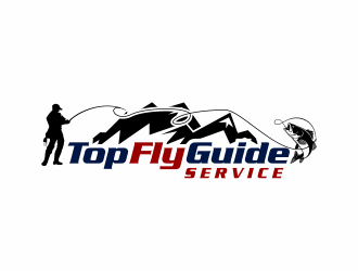 Top Fly Guide Service logo design by hidro