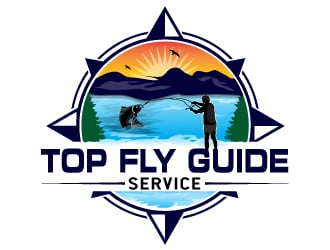 Top Fly Guide Service logo design by Suvendu