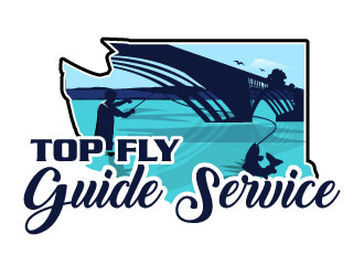 Top Fly Guide Service logo design by Suvendu