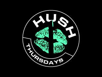 HUSH Thursdays logo design by pollo