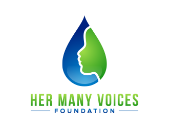 Her Many Voices Foundation logo design by lexipej