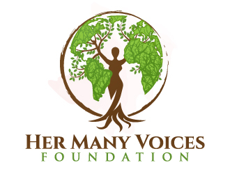 Her Many Voices Foundation logo design by jaize