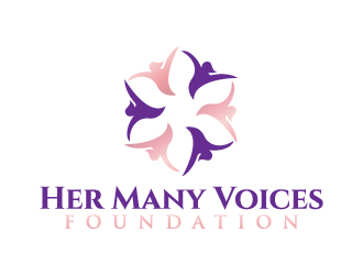 Her Many Voices Foundation logo design by jaize