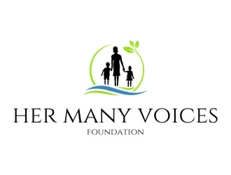 Her Many Voices Foundation logo design by jetzu