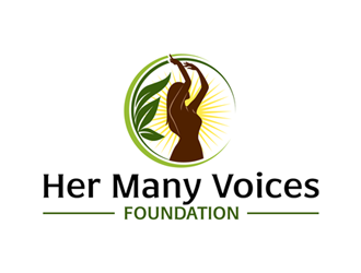 Her Many Voices Foundation logo design by ingepro